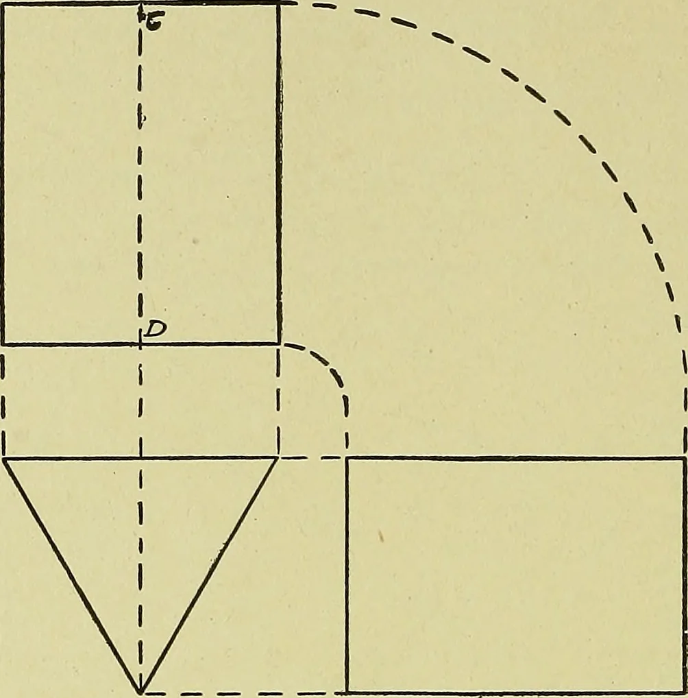 An illustration from Blueprint reading; a practical manual of instruction in blueprint reading through the analysis of typical plates with reference to mechanical drawing conventions and methods, the laws of projection, etc, 1919, leaf 235