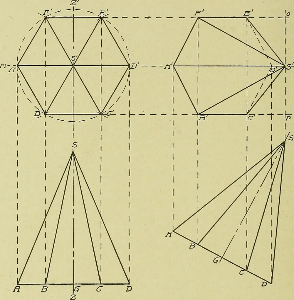 An illustration from Blueprint reading; a practical manual of instruction in blueprint reading through the analysis of typical plates with reference to mechanical drawing conventions and methods, the laws of projection, etc, 1919, leaf 241
