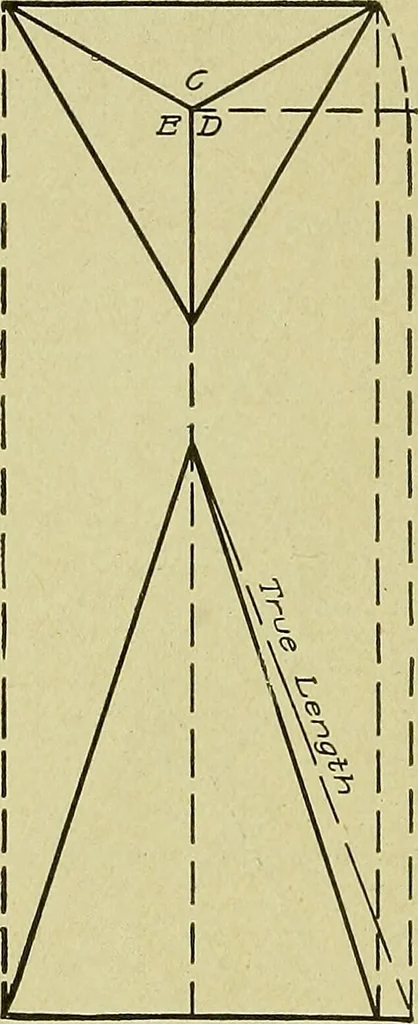 An illustration from Blueprint reading; a practical manual of instruction in blueprint reading through the analysis of typical plates with reference to mechanical drawing conventions and methods, the laws of projection, etc, 1919, leaf 255