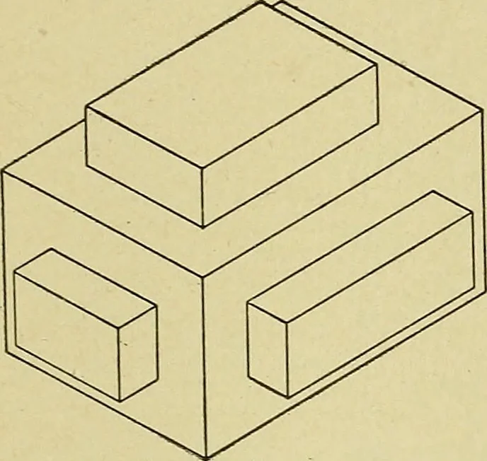 An illustration from Blueprint reading; a practical manual of instruction in blueprint reading through the analysis of typical plates with reference to mechanical drawing conventions and methods, the laws of projection, etc, 1919, leaf 262