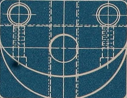 An illustration from Blueprint reading; a practical manual of instruction in blueprint reading through the analysis of typical plates with reference to mechanical drawing conventions and methods, the laws of projection, etc, 1919, leaf 64