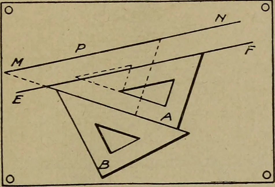 An illustration from Blueprint reading; a practical manual of instruction in blueprint reading through the analysis of typical plates with reference to mechanical drawing conventions and methods, the laws of projection, etc, 1919, leaf 230