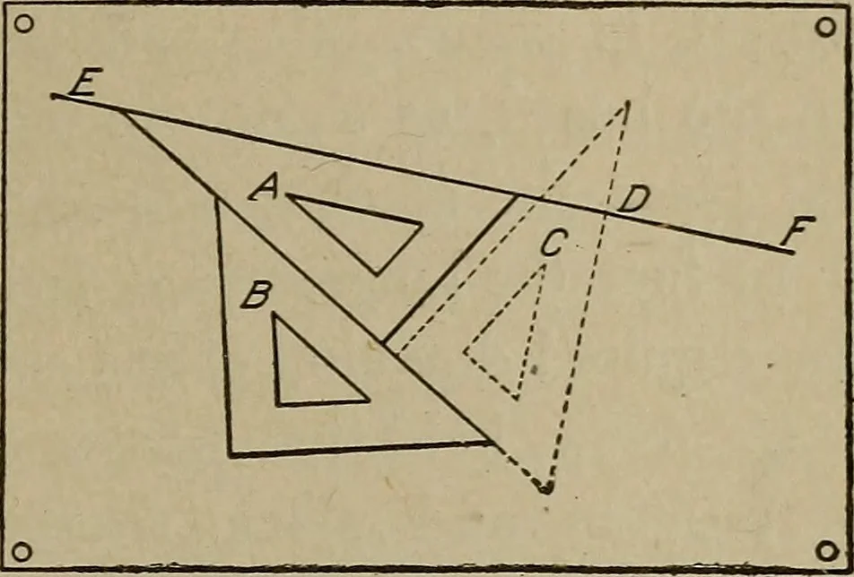 An illustration from Blueprint reading; a practical manual of instruction in blueprint reading through the analysis of typical plates with reference to mechanical drawing conventions and methods, the laws of projection, etc, 1919, leaf 230