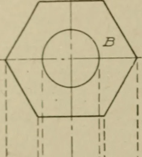 An illustration from Blueprint reading; a practical manual of instruction in blueprint reading through the analysis of typical plates with reference to mechanical drawing conventions and methods, the laws of projection, etc, 1919, leaf 305