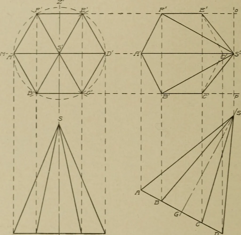 An illustration from Blueprint reading; a practical manual of instruction in blueprint reading through the analysis of typical plates with reference to mechanical drawing conventions and methods, the laws of projection, etc, 1919, leaf 317