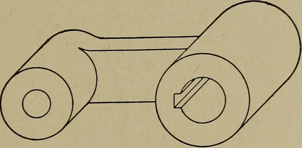 An illustration from Blueprint reading; a practical manual of instruction in blueprint reading through the analysis of typical plates with reference to mechanical drawing conventions and methods, the laws of projection, etc, 1919, leaf 346