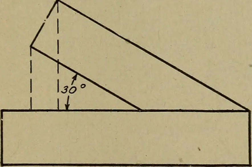 An illustration from Blueprint reading; a practical manual of instruction in blueprint reading through the analysis of typical plates with reference to mechanical drawing conventions and methods, the laws of projection, etc, 1919, leaf 346