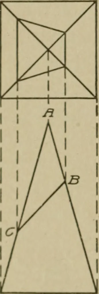 An illustration from Blueprint reading; a practical manual of instruction in blueprint reading through the analysis of typical plates with reference to mechanical drawing conventions and methods, the laws of projection, etc, 1919, leaf 361