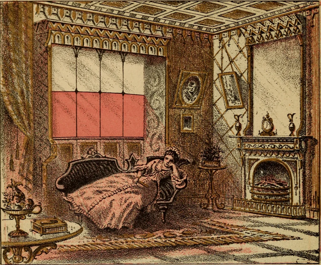 An illustration from Blue and red light: or, Light and its rays as medicine; showing that light is the original and sole source of life, as it is the source of all the physical and vital forces in nature; and that light is nature's own and only remedy for disease ... together with a chapter on light in the vegetable kingdom, 1877, leaf 285