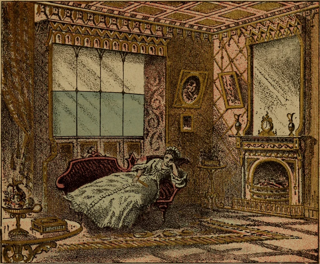 An illustration from Blue and red light: or, Light and its rays as medicine; showing that light is the original and sole source of life, as it is the source of all the physical and vital forces in nature; and that light is nature's own and only remedy for disease ... together with a chapter on light in the vegetable kingdom, 1877, leaf 288