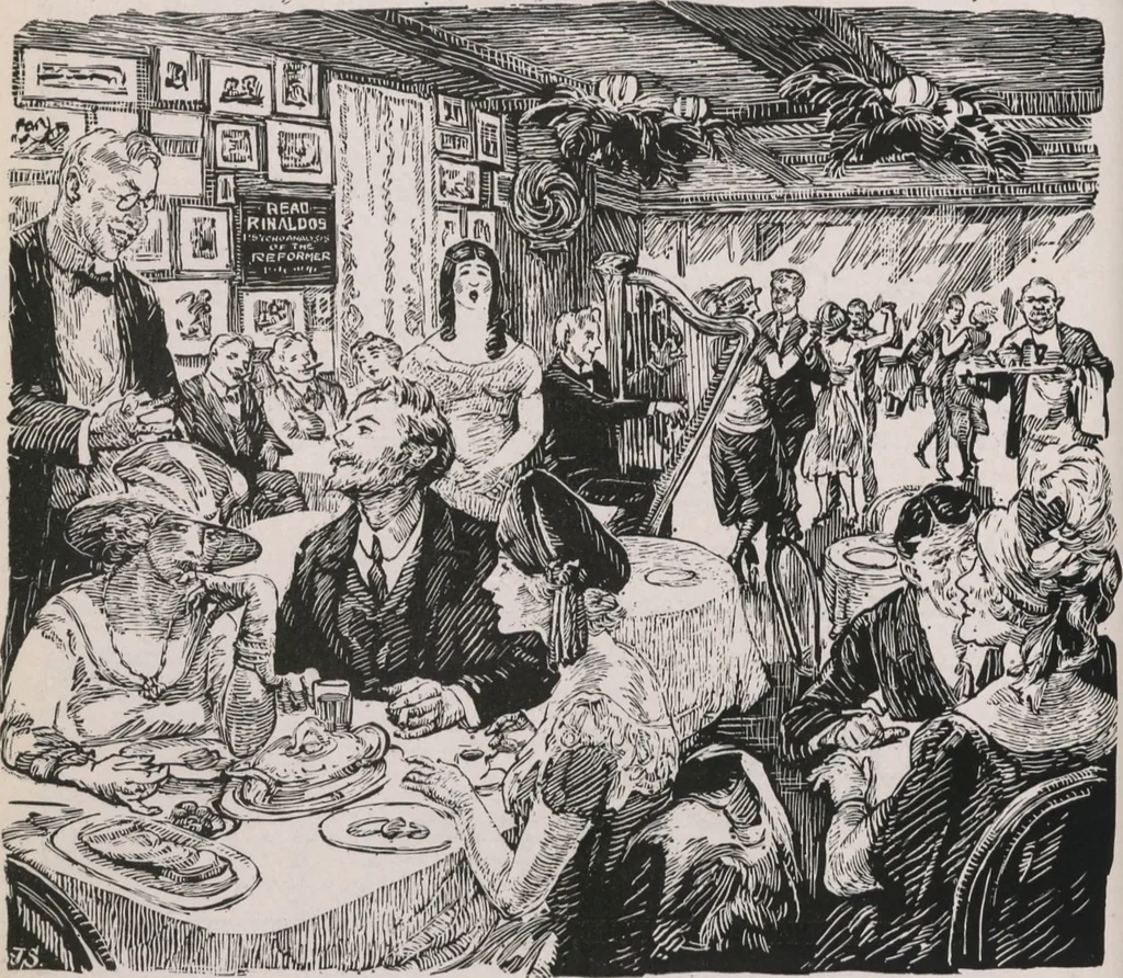An illustration from Annual exhibition [electronic resource] : no jury, no prizes, 1917, leaf 4
