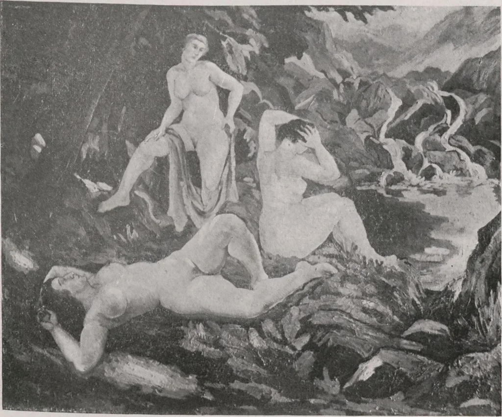 An illustration from Annual exhibition [electronic resource] : no jury, no prizes, 1917, leaf 40