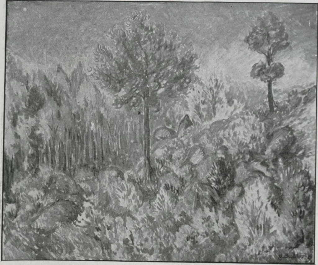 An illustration from Annual exhibition [electronic resource] : no jury, no prizes, 1917, leaf 13