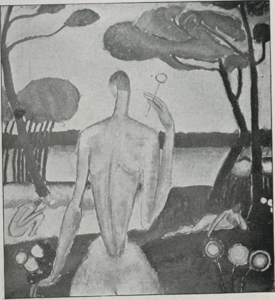 An illustration from Annual exhibition [electronic resource] : no jury, no prizes, 1917, leaf 43