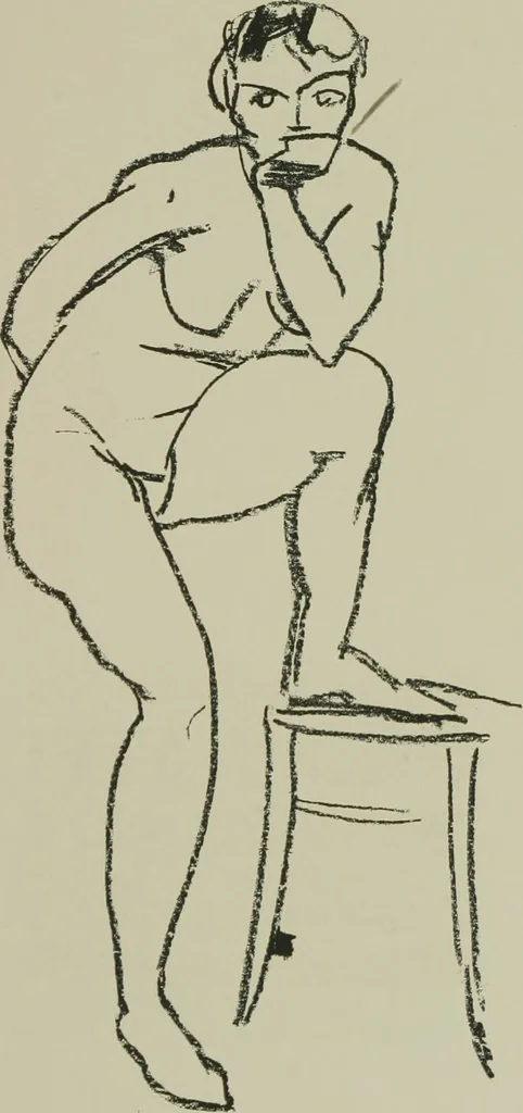 An illustration from Exhibition of paintings, drawings and sculpture. [electronic resource] : Tuesday, March 23d to Saturday, April 24th, 1915, 1915, leaf 22