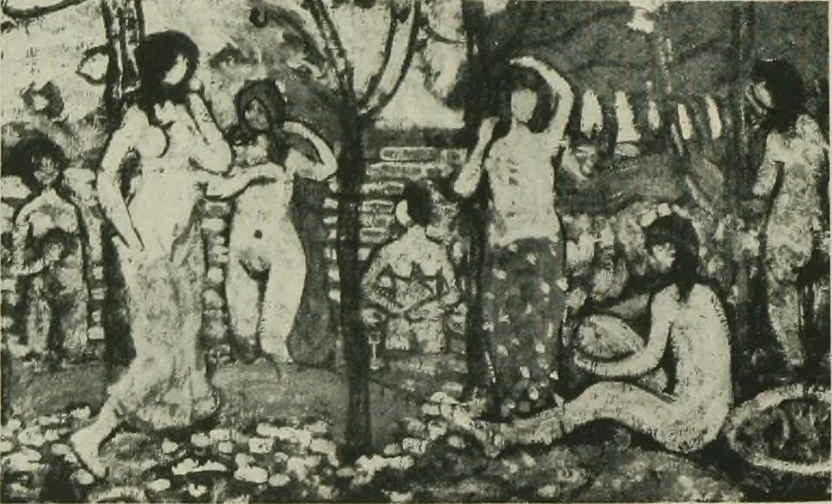 An illustration from Exhibition of paintings, drawings and sculpture. [electronic resource] : Tuesday, March 23d to Saturday, April 24th, 1915, 1915, leaf 29