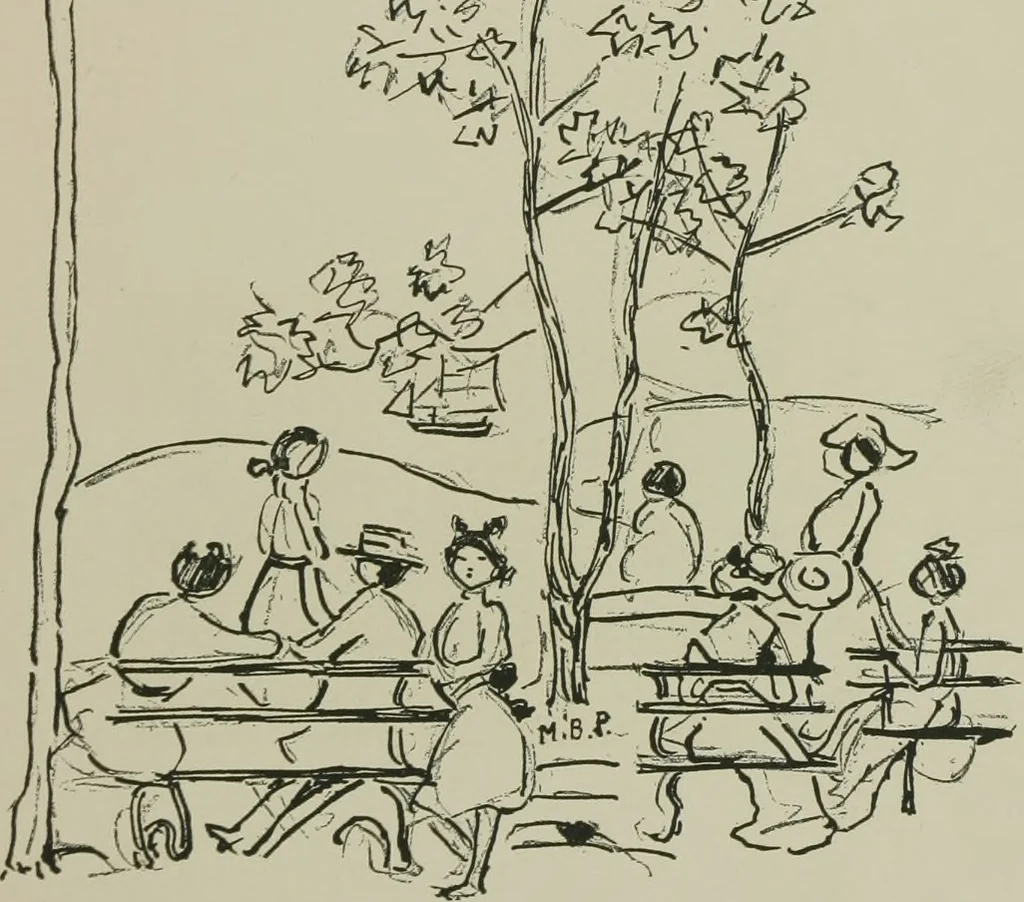An illustration from Exhibition of paintings, drawings and sculpture. [electronic resource] : Tuesday, March 23d to Saturday, April 24th, 1915, 1915, leaf 30