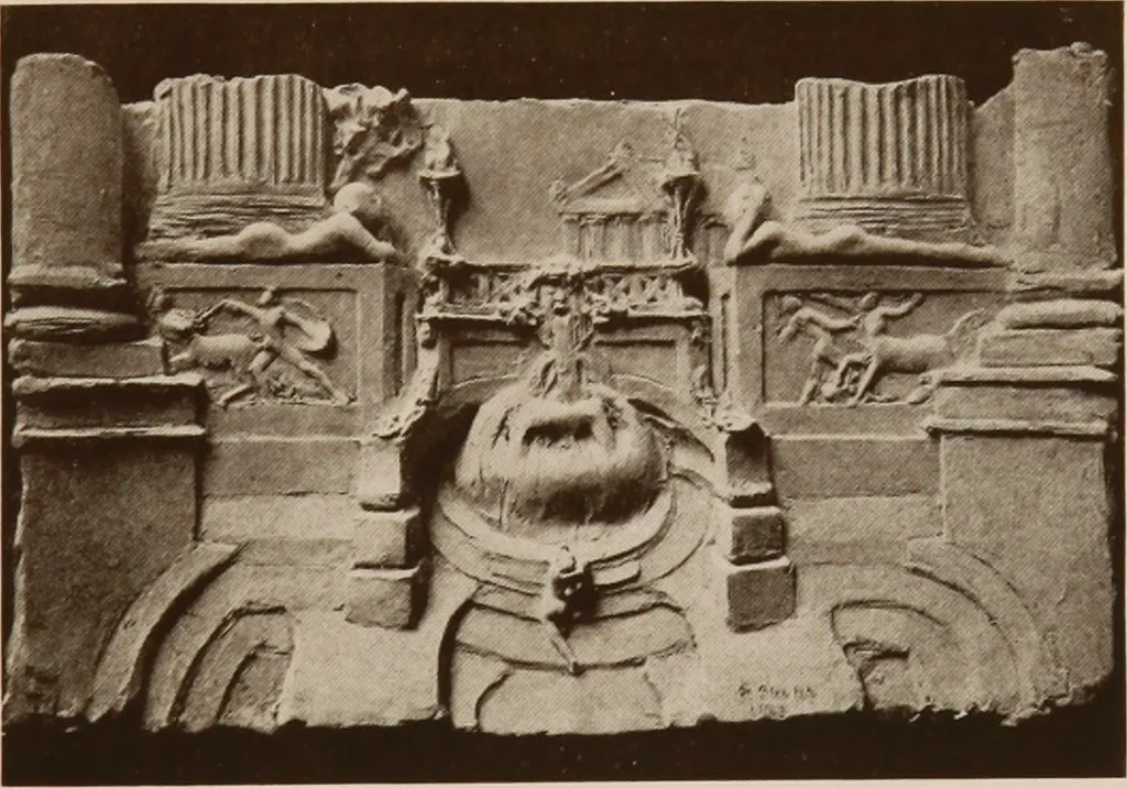 An illustration from The work of Emil Fuchs [electronic resource] : illustrating some of his representative paintings, sculpture, medals and studies. Issued on the occasion of an exhibition of his works under the auspices of Messrs. Cartier, February 7th to March 5th,1921. New York city, 1921, leaf 10