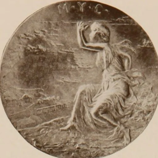 An illustration from The work of Emil Fuchs [electronic resource] : illustrating some of his representative paintings, sculpture, medals and studies. Issued on the occasion of an exhibition of his works under the auspices of Messrs. Cartier, February 7th to March 5th,1921. New York city, 1921, leaf 105