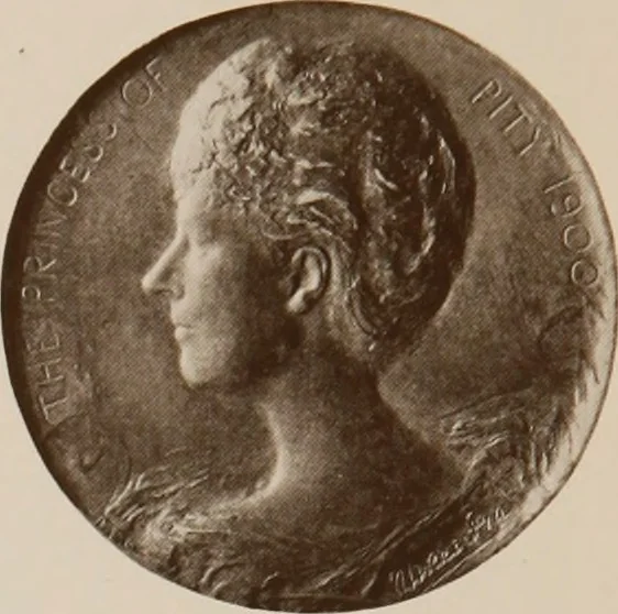 An illustration from The work of Emil Fuchs [electronic resource] : illustrating some of his representative paintings, sculpture, medals and studies. Issued on the occasion of an exhibition of his works under the auspices of Messrs. Cartier, February 7th to March 5th,1921. New York city, 1921, leaf 105