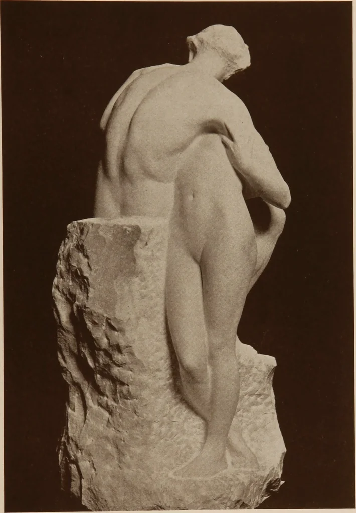 An illustration from The work of Emil Fuchs [electronic resource] : illustrating some of his representative paintings, sculpture, medals and studies. Issued on the occasion of an exhibition of his works under the auspices of Messrs. Cartier, February 7th to March 5th,1921. New York city, 1921, leaf 12