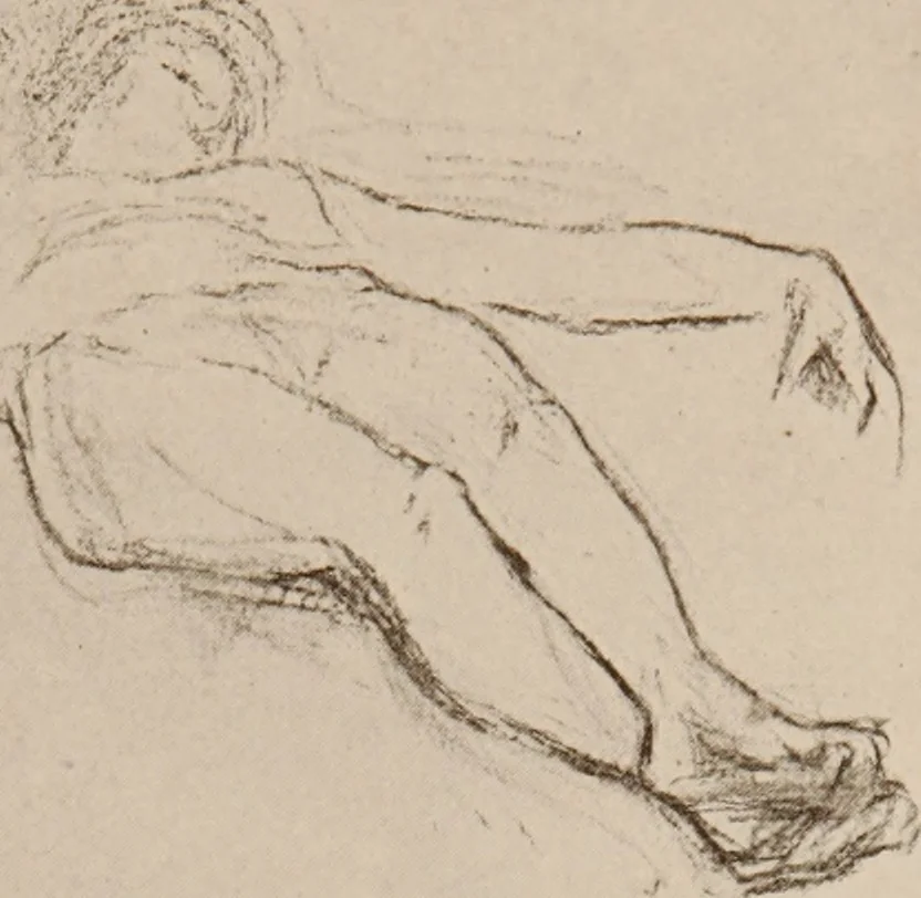 An illustration from The work of Emil Fuchs [electronic resource] : illustrating some of his representative paintings, sculpture, medals and studies. Issued on the occasion of an exhibition of his works under the auspices of Messrs. Cartier, February 7th to March 5th,1921. New York city, 1921, leaf 128