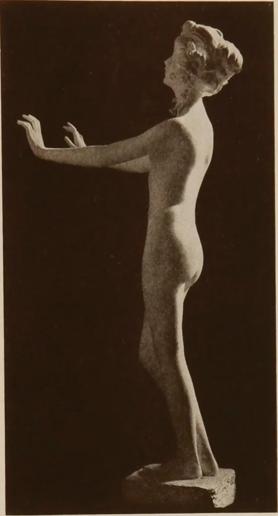 An illustration from The work of Emil Fuchs [electronic resource] : illustrating some of his representative paintings, sculpture, medals and studies. Issued on the occasion of an exhibition of his works under the auspices of Messrs. Cartier, February 7th to March 5th,1921. New York city, 1921, leaf 16