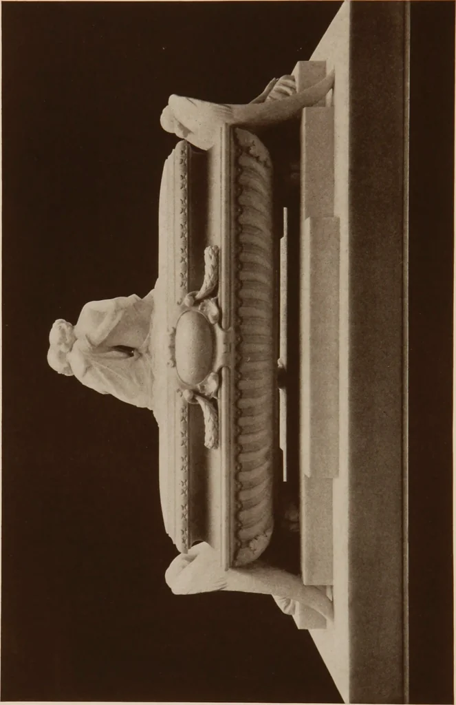 An illustration from The work of Emil Fuchs [electronic resource] : illustrating some of his representative paintings, sculpture, medals and studies. Issued on the occasion of an exhibition of his works under the auspices of Messrs. Cartier, February 7th to March 5th,1921. New York city, 1921, leaf 19