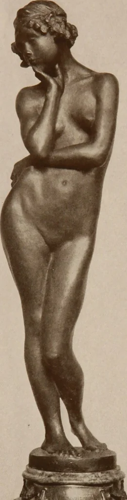 An illustration from The work of Emil Fuchs [electronic resource] : illustrating some of his representative paintings, sculpture, medals and studies. Issued on the occasion of an exhibition of his works under the auspices of Messrs. Cartier, February 7th to March 5th,1921. New York city, 1921, leaf 30