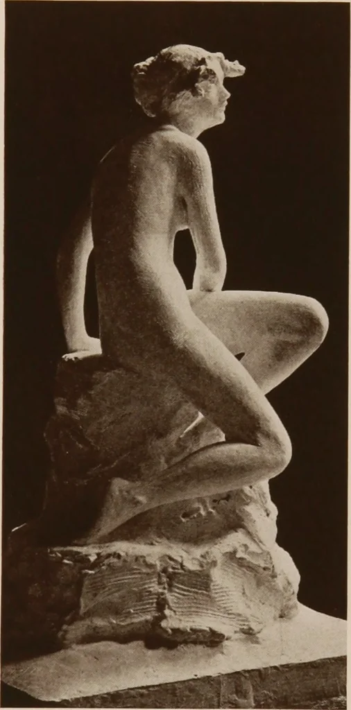 An illustration from The work of Emil Fuchs [electronic resource] : illustrating some of his representative paintings, sculpture, medals and studies. Issued on the occasion of an exhibition of his works under the auspices of Messrs. Cartier, February 7th to March 5th,1921. New York city, 1921, leaf 35