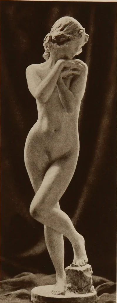 An illustration from The work of Emil Fuchs [electronic resource] : illustrating some of his representative paintings, sculpture, medals and studies. Issued on the occasion of an exhibition of his works under the auspices of Messrs. Cartier, February 7th to March 5th,1921. New York city, 1921, leaf 40