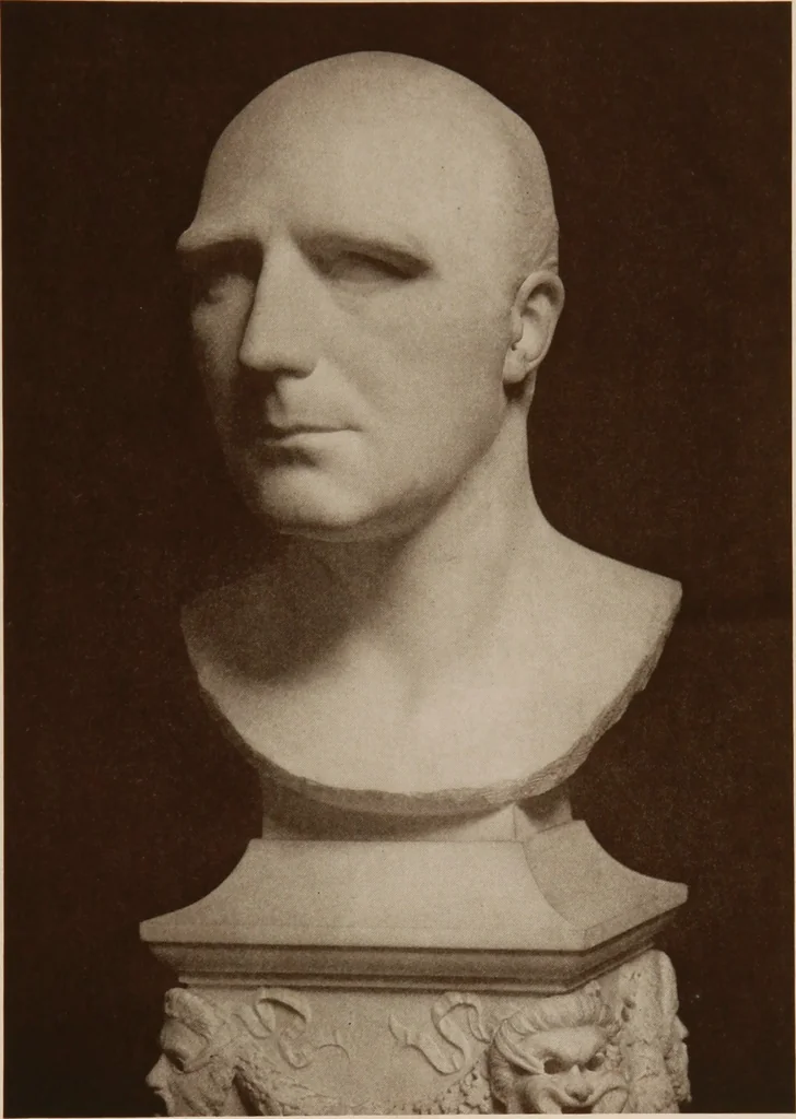 An illustration from The work of Emil Fuchs [electronic resource] : illustrating some of his representative paintings, sculpture, medals and studies. Issued on the occasion of an exhibition of his works under the auspices of Messrs. Cartier, February 7th to March 5th,1921. New York city, 1921, leaf 44