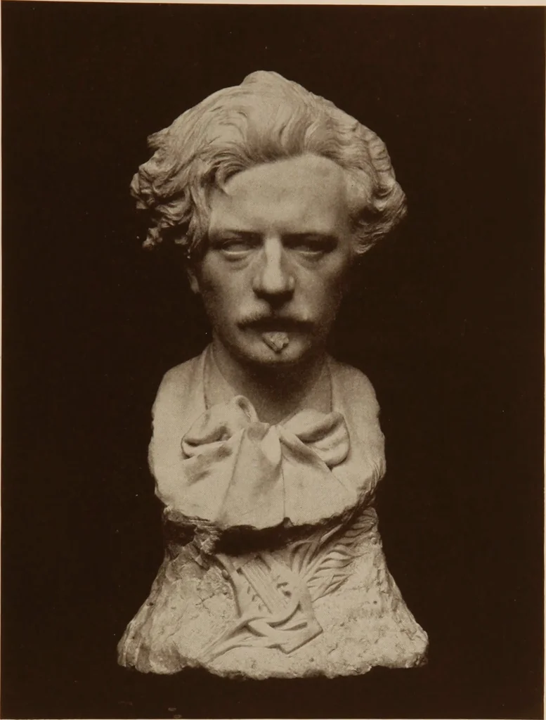 An illustration from The work of Emil Fuchs [electronic resource] : illustrating some of his representative paintings, sculpture, medals and studies. Issued on the occasion of an exhibition of his works under the auspices of Messrs. Cartier, February 7th to March 5th,1921. New York city, 1921, leaf 46