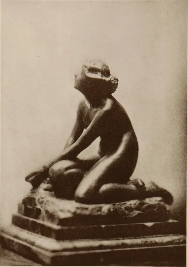An illustration from The work of Emil Fuchs [electronic resource] : illustrating some of his representative paintings, sculpture, medals and studies. Issued on the occasion of an exhibition of his works under the auspices of Messrs. Cartier, February 7th to March 5th,1921. New York city, 1921, leaf 63