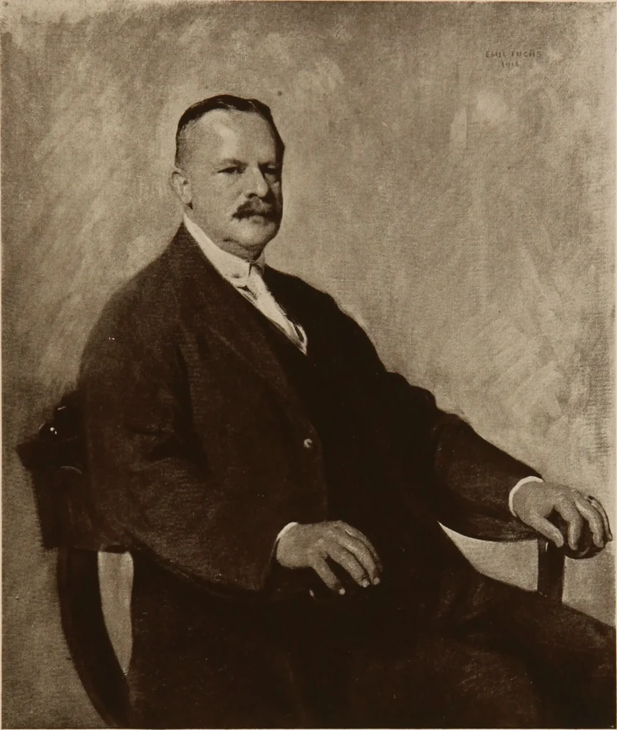 An illustration from The work of Emil Fuchs [electronic resource] : illustrating some of his representative paintings, sculpture, medals and studies. Issued on the occasion of an exhibition of his works under the auspices of Messrs. Cartier, February 7th to March 5th,1921. New York city, 1921, leaf 66