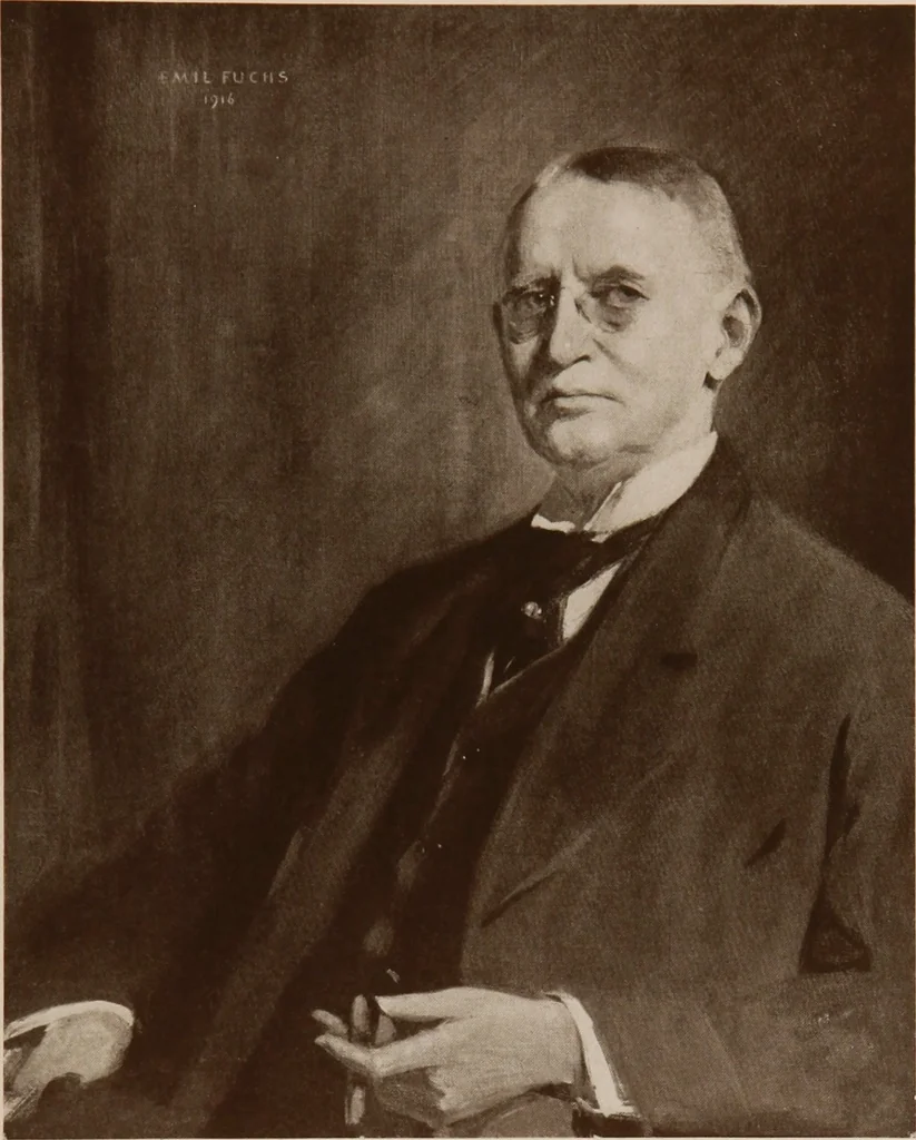An illustration from The work of Emil Fuchs [electronic resource] : illustrating some of his representative paintings, sculpture, medals and studies. Issued on the occasion of an exhibition of his works under the auspices of Messrs. Cartier, February 7th to March 5th,1921. New York city, 1921, leaf 76