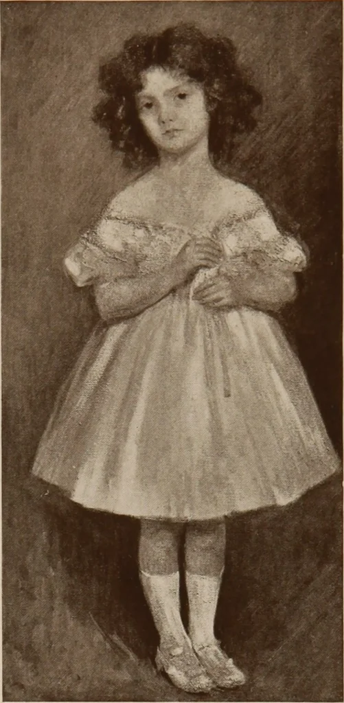 An illustration from The work of Emil Fuchs [electronic resource] : illustrating some of his representative paintings, sculpture, medals and studies. Issued on the occasion of an exhibition of his works under the auspices of Messrs. Cartier, February 7th to March 5th,1921. New York city, 1921, leaf 85