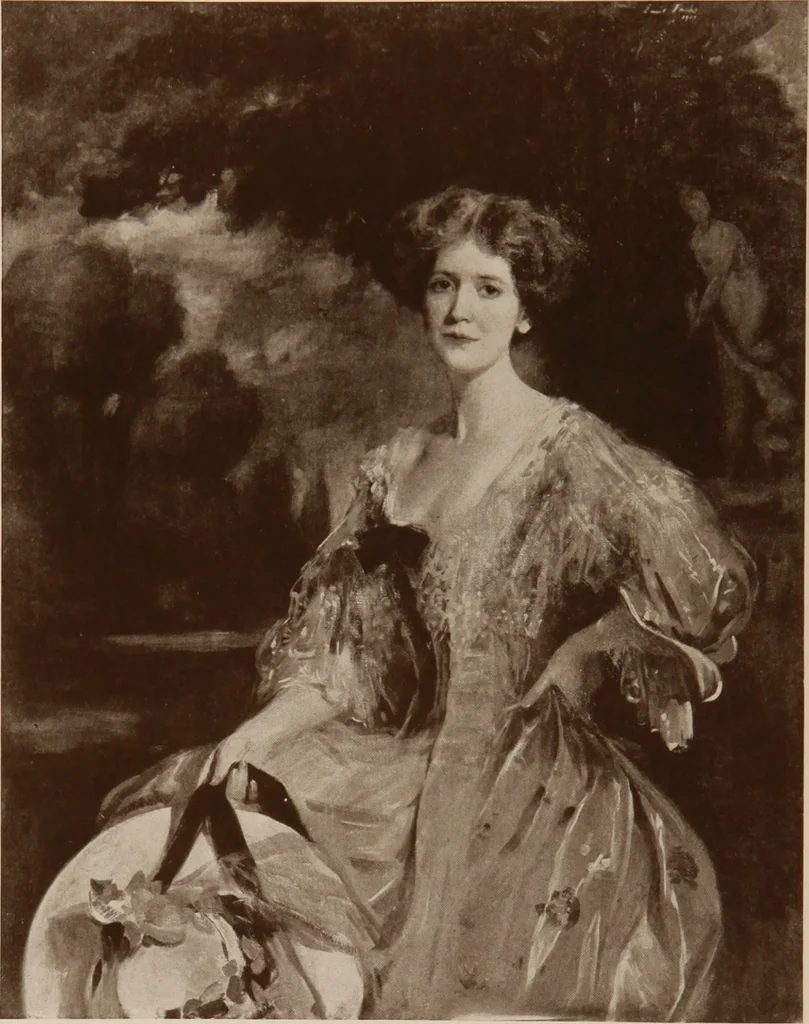 An illustration from The work of Emil Fuchs [electronic resource] : illustrating some of his representative paintings, sculpture, medals and studies. Issued on the occasion of an exhibition of his works under the auspices of Messrs. Cartier, February 7th to March 5th,1921. New York city, 1921, leaf 93
