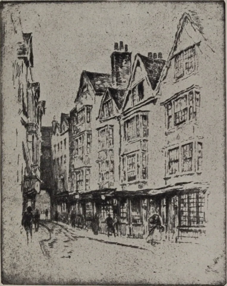 An illustration from Joseph Pennell [electronic resource] : etcher, illustrator, author, 1907, leaf 42