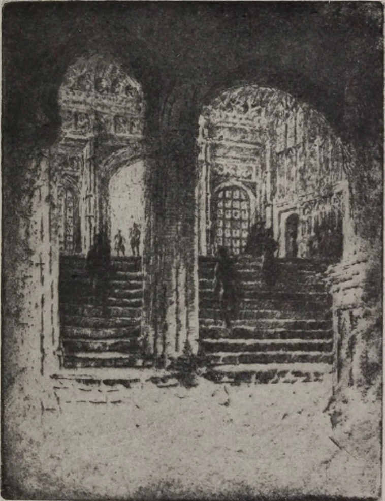 An illustration from Joseph Pennell [electronic resource] : etcher, illustrator, author, 1907, leaf 56