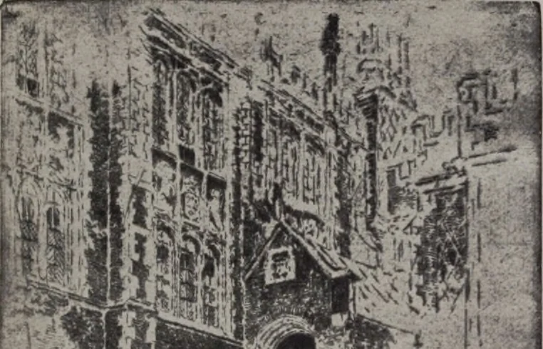 An illustration from Joseph Pennell [electronic resource] : etcher, illustrator, author, 1907, leaf 60