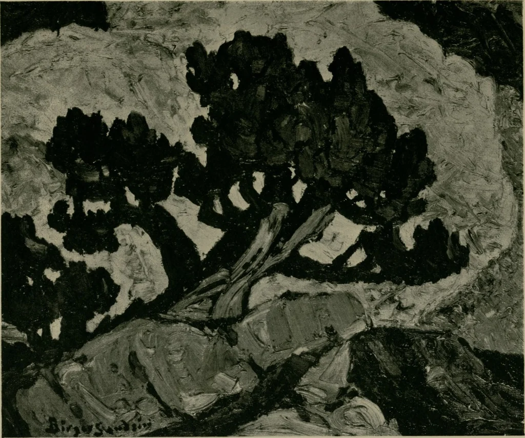 An illustration from The Birger Sandz©♭n exhibition [electronic resource], 1922, leaf 18