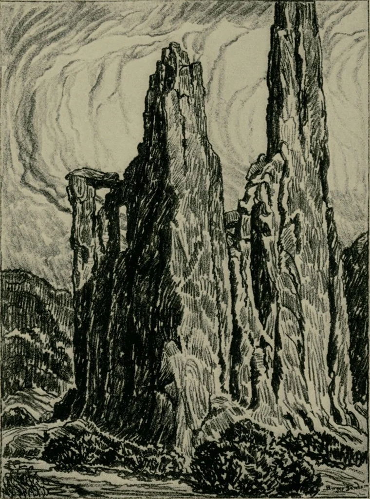 An illustration from The Birger Sandz©♭n exhibition [electronic resource], 1922, leaf 19