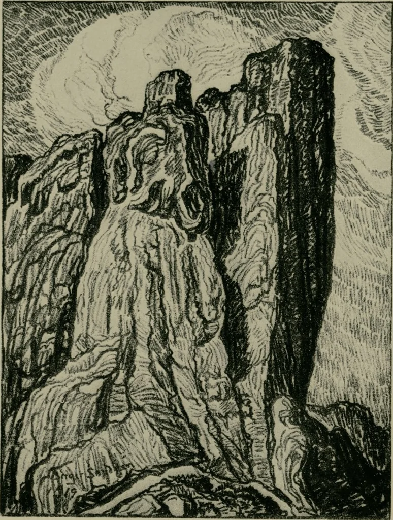 An illustration from The Birger Sandz©♭n exhibition [electronic resource], 1922, leaf 6