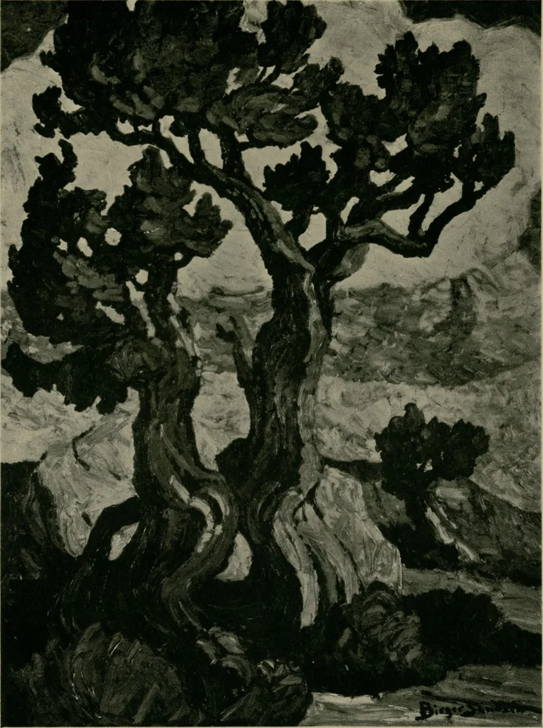 An illustration from The Birger Sandz©♭n exhibition [electronic resource], 1922, leaf 7