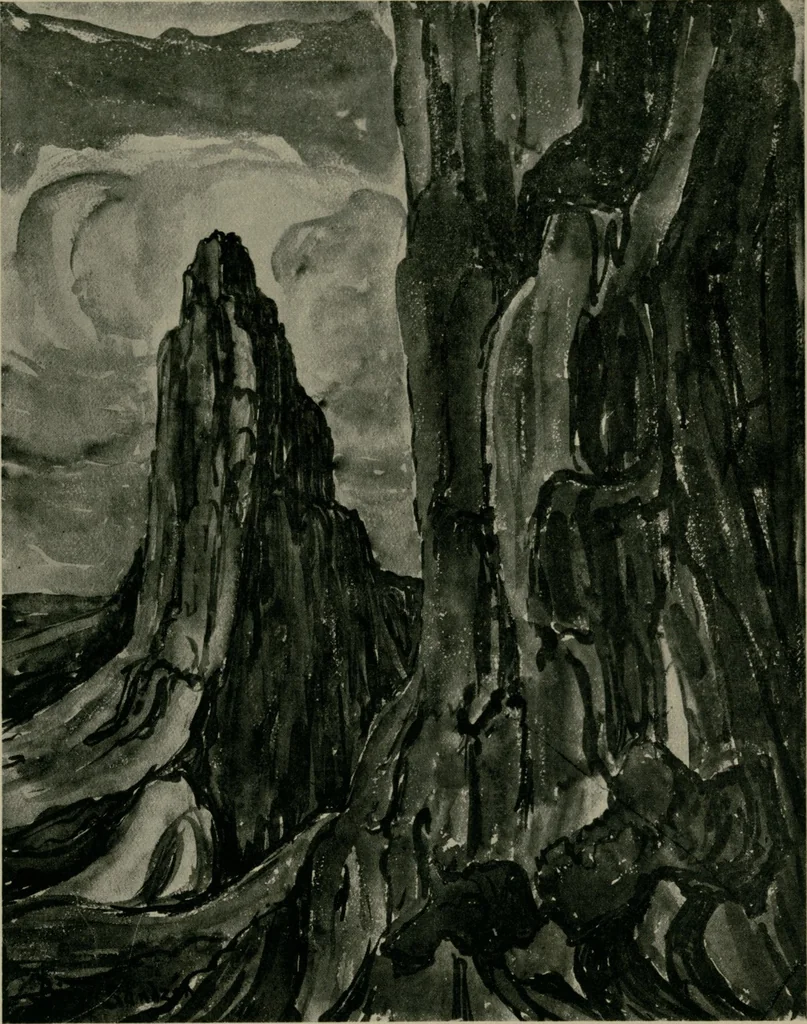 An illustration from The Birger Sandz©♭n exhibition [electronic resource], 1922, leaf 9