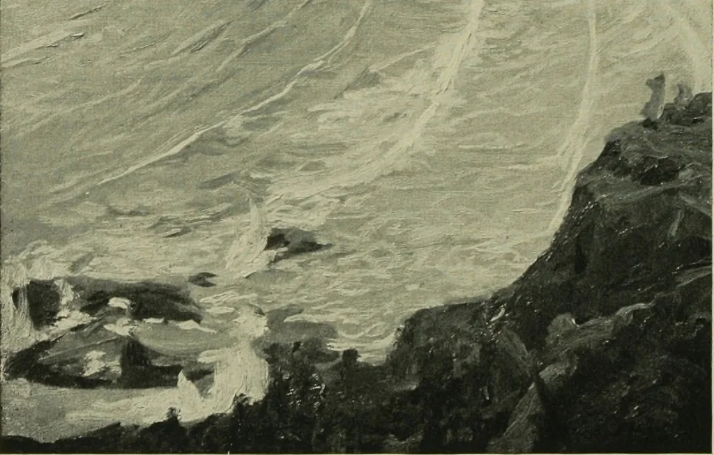 An illustration from Modern British paintings and ancient Egyptian ivories, from the collection of Mr. Geo. A. Hearn [electronic resource] : [exhibition] Saturday, March 22, to Sunday, March 30 ..., 1913, leaf 17