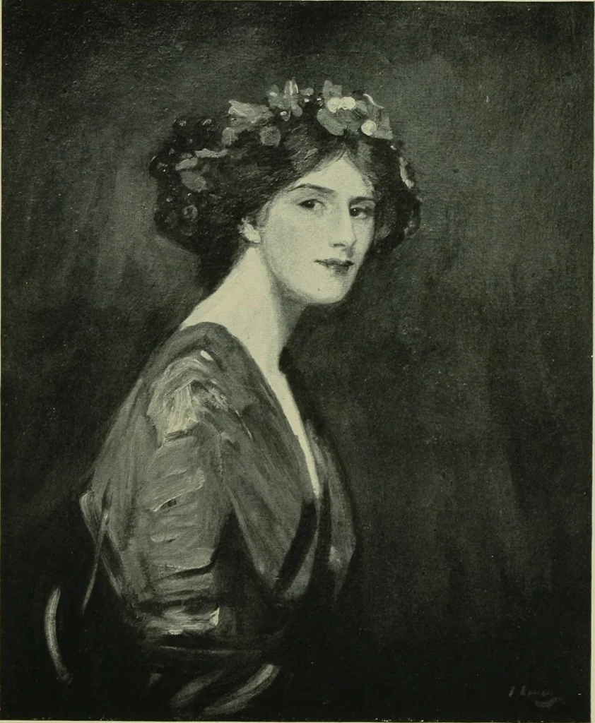 An illustration from Modern British paintings and ancient Egyptian ivories, from the collection of Mr. Geo. A. Hearn [electronic resource] : [exhibition] Saturday, March 22, to Sunday, March 30 ..., 1913, leaf 18