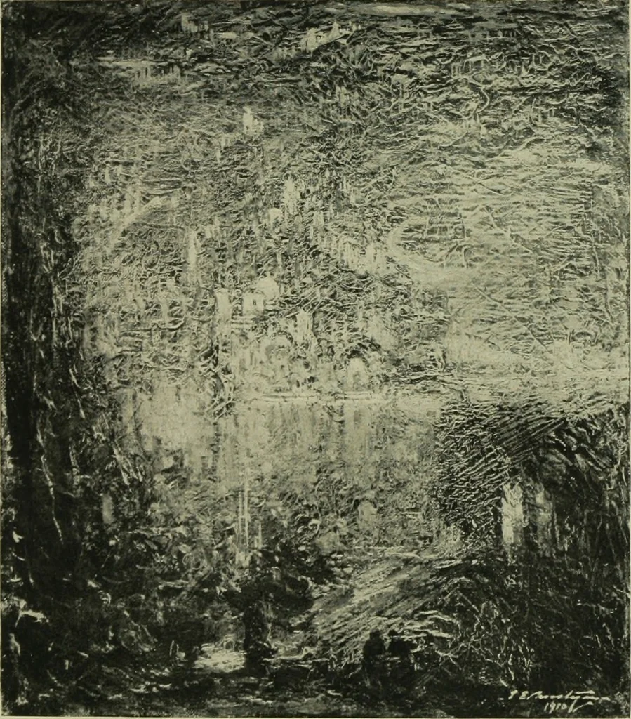 An illustration from Modern British paintings and ancient Egyptian ivories, from the collection of Mr. Geo. A. Hearn [electronic resource] : [exhibition] Saturday, March 22, to Sunday, March 30 ..., 1913, leaf 20