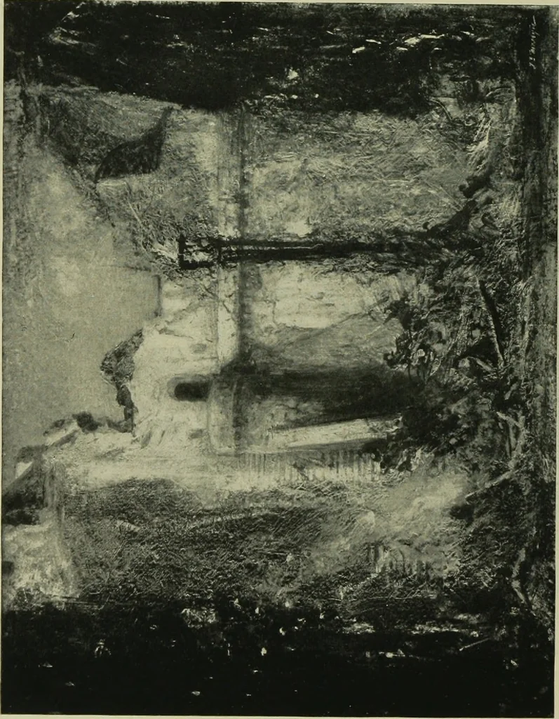 An illustration from Modern British paintings and ancient Egyptian ivories, from the collection of Mr. Geo. A. Hearn [electronic resource] : [exhibition] Saturday, March 22, to Sunday, March 30 ..., 1913, leaf 21